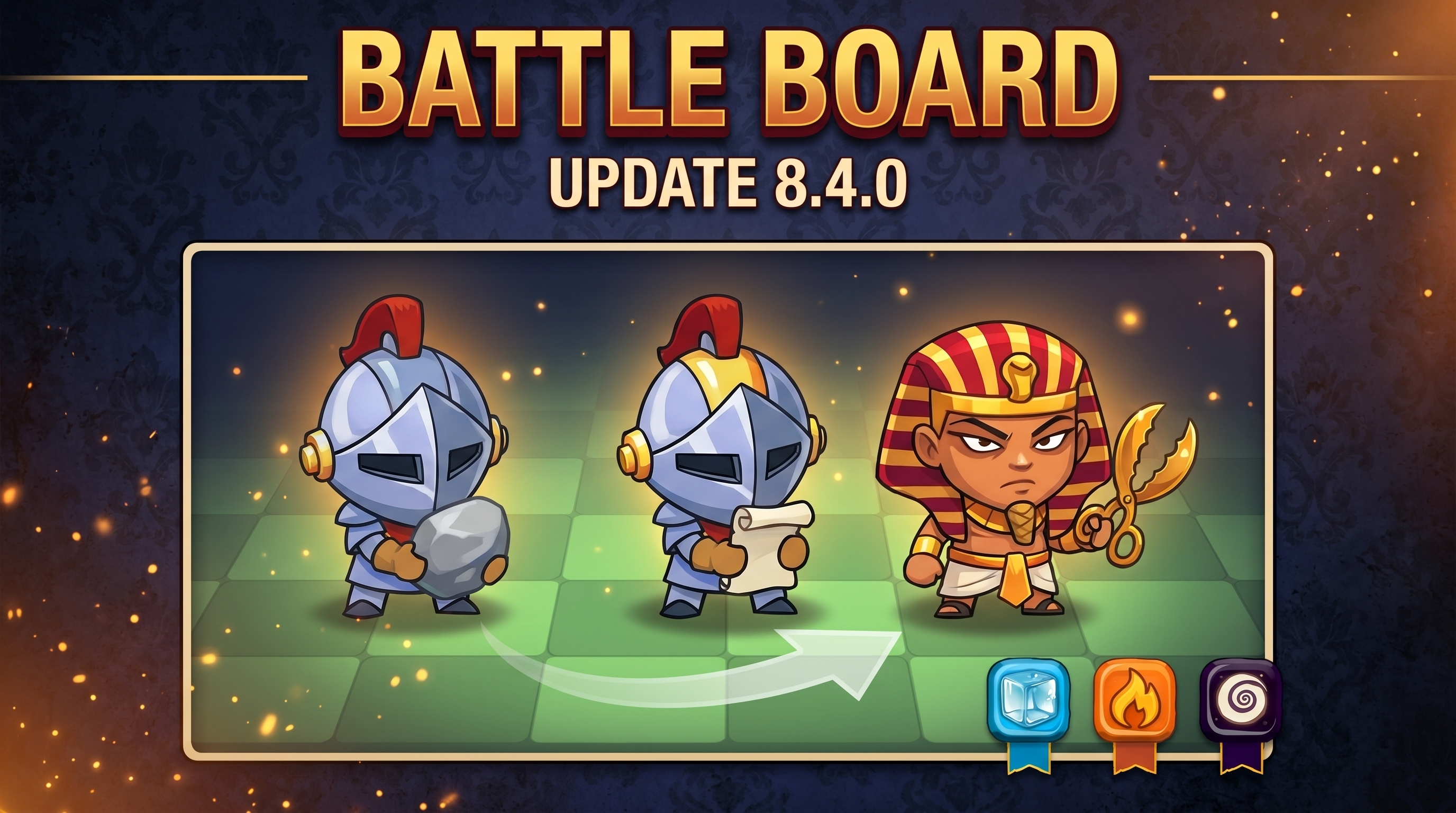 Battle Board 8.4.0: Intro Comics, Swipe-to-Move, and Offline Magic